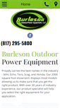 Mobile Screenshot of burlesonoutdoorpower.com